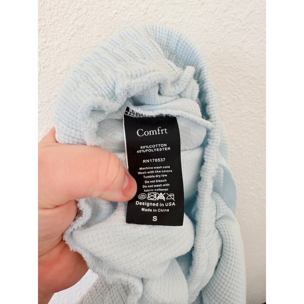 Comfrt Waffle Lounge Short XS Minimalist Pajama Sleep Short - Picture 5 of 6